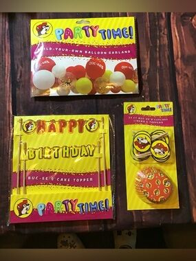 Buc-ee’s birthday party supplies -New